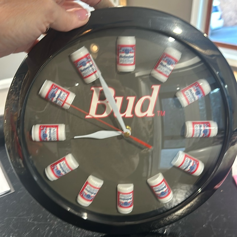 Budweiser wall clock
